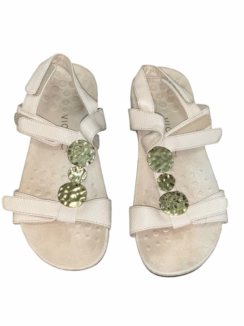 Vionic Farra Lizard Sandals Size 6 Blush Nude Comfort
